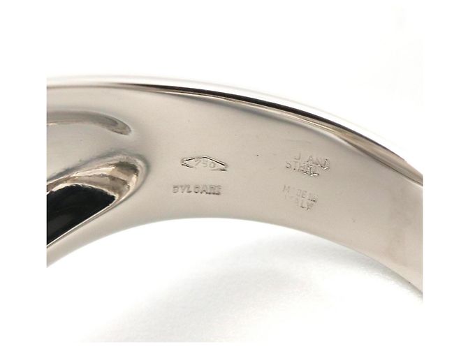Anello Bvlgari Bulgari Allegra in diamante e onice Nero Argento - vista 4