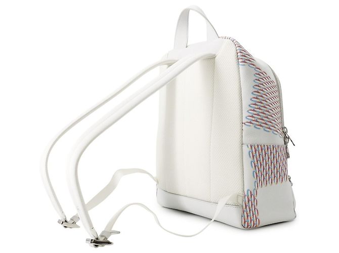 Zaino Louis Vuitton Damier Spray Racer Bianco - vista 2