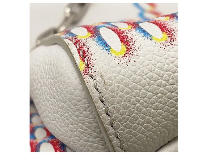 Zaino Louis Vuitton Damier Spray Racer Bianco - vista 7