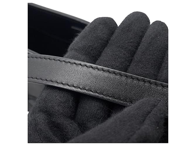 Céline Borsa a Spalla Celine Cuir Triomphe Small Nero - vista 12