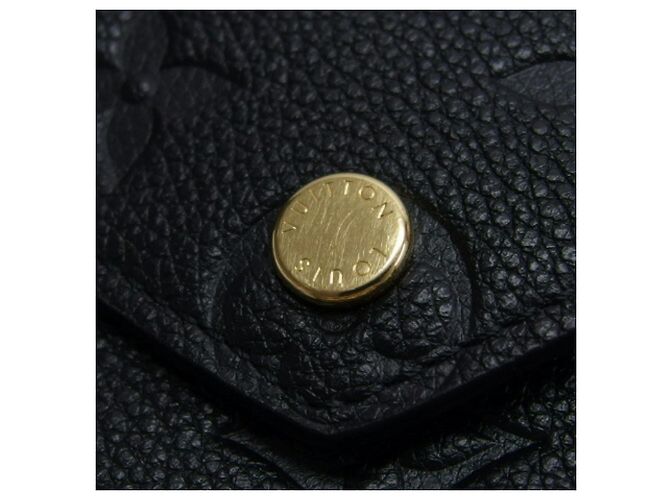Louis Vuitton Monogram Empreinte Carteira Victorine Preto - vista 11