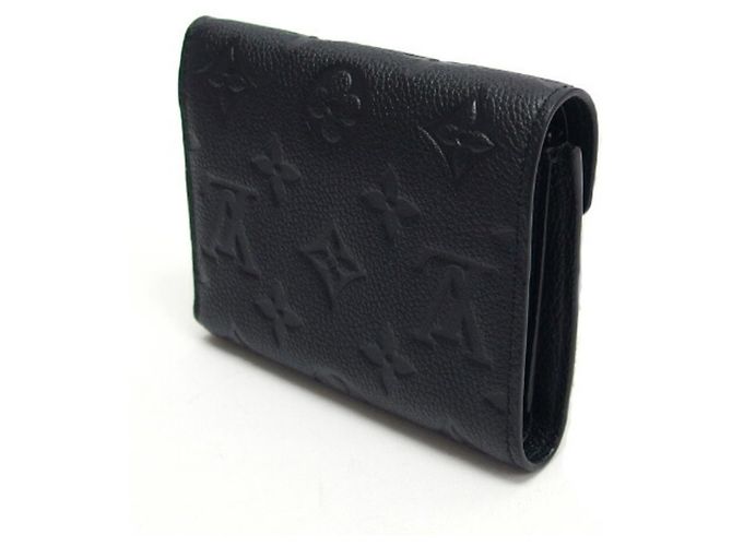 Louis Vuitton Monogram Empreinte Carteira Victorine Preto - vista 4
