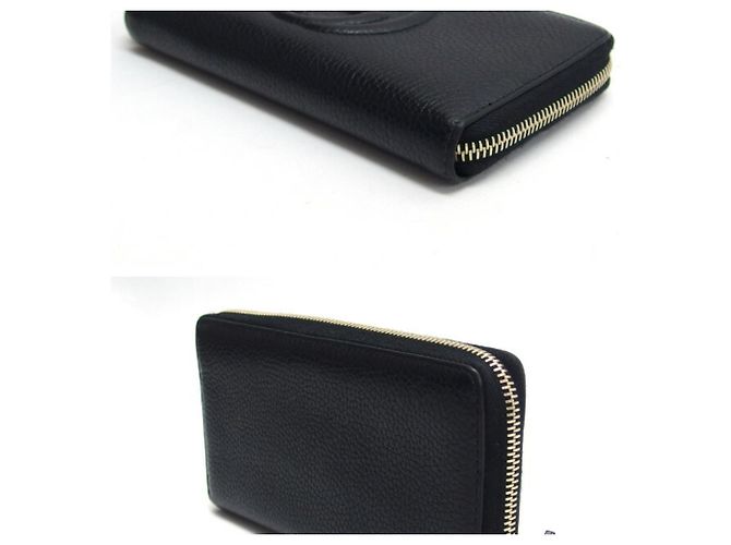 Carteira longa Gucci Soho Interlocking G Preto - vista 3