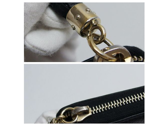 Carteira longa Gucci Soho Interlocking G Preto - vista 8