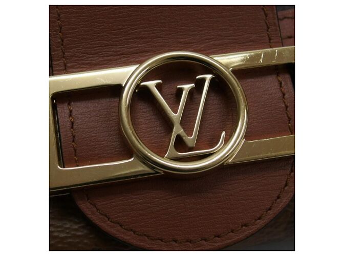 Louis Vuitton Monogram Reverse Portefeuille Sarah Dauphine Flap Long Wallet Marrone - vista 6