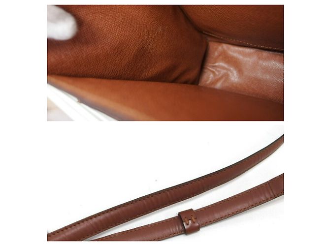 Borsa Louis Vuitton Monogram Monceau 28 Marrone - vista 10
