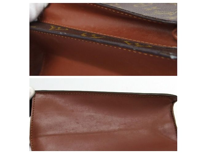 Borsa Louis Vuitton Monogram Monceau 28 Marrone - vista 8