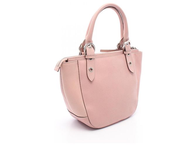 Borsa a mano in pelle rosa Salvatore Ferragamo - vista 2