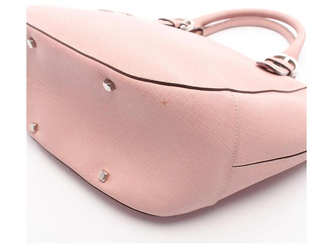 Borsa a mano in pelle rosa Salvatore Ferragamo - vista 5