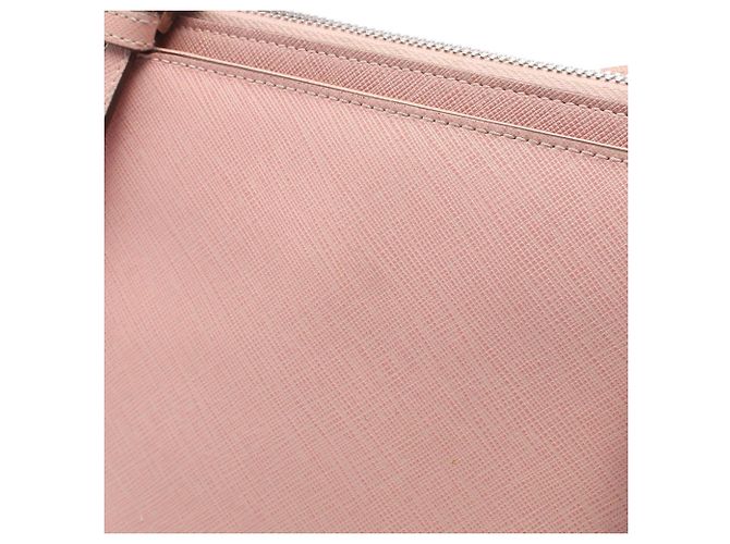 Borsa a mano in pelle rosa Salvatore Ferragamo - vista 7