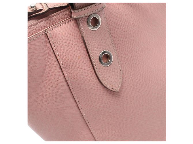 Borsa a mano in pelle rosa Salvatore Ferragamo - vista 8