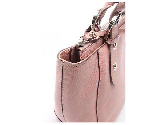 Borsa a mano in pelle rosa Salvatore Ferragamo - vista 9