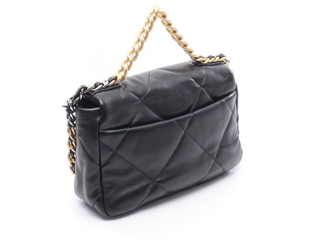 Borsa a Spalla Chanel 19 Dixneuf Matelassé Nero - vista 2