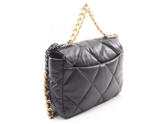 Borsa a Spalla Chanel 19 Dixneuf Matelassé Nero - vista 2