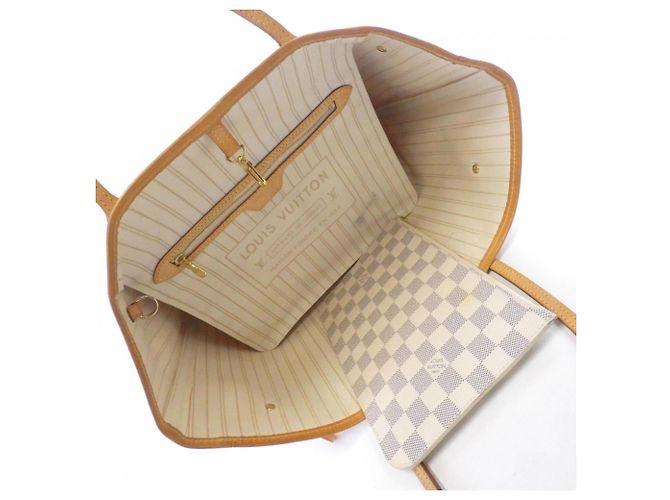Bolso Louis Vuitton Damier Azur Neverfull MM Azul - vista 7