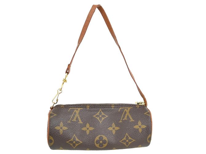 Louis Vuitton Papillon Pochette Monogram Canvas Mini Marrone - vista 2