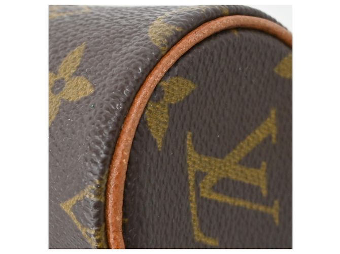 Louis Vuitton Papillon Pochette Monogram Canvas Mini Marrone - vista 6