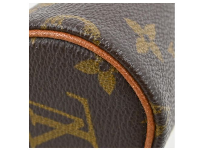 Louis Vuitton Papillon Pochette Monogram Canvas Mini Marrone - vista 7