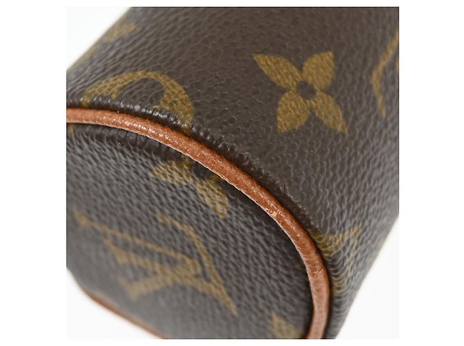 Louis Vuitton Papillon Pochette Monogram Canvas Mini Marrone - vista 7