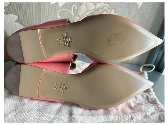 Valentino Garavani Ballerine Rockstud Rosa - vista 4