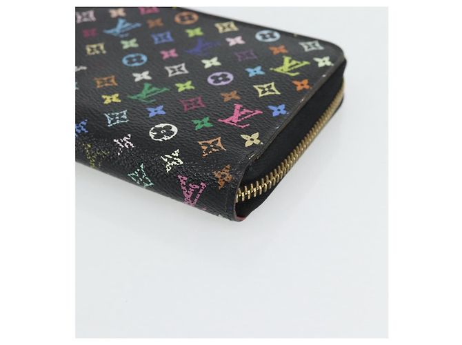 Louis Vuitton Aerogram Zippy Leather Vertical Nero - vista 7