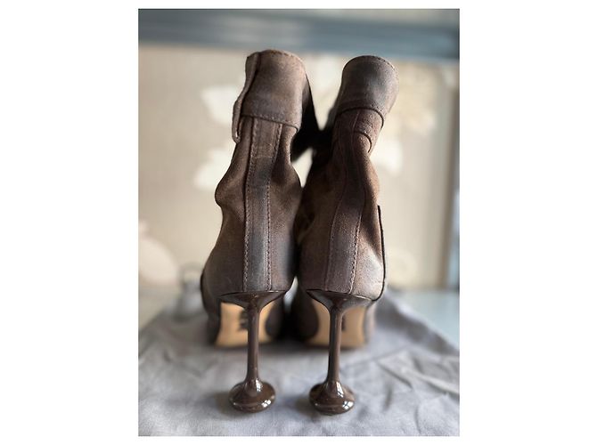 Loewe Toy Botines de ante marrón Castaño - vista 4