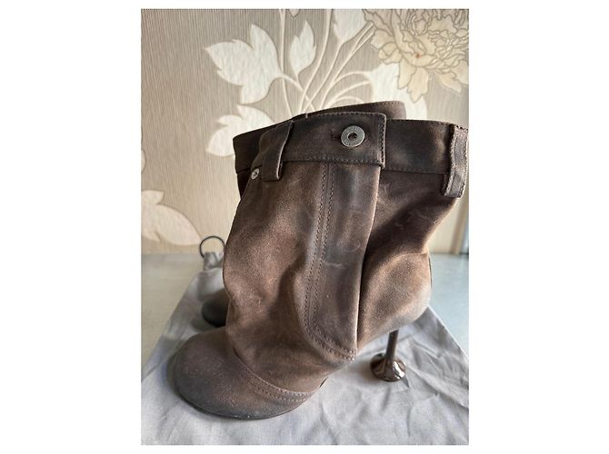 Loewe Toy Botines de ante marrón Castaño - vista 5