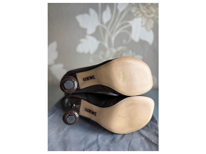 Loewe Toy Botines de ante marrón Castaño - vista 6
