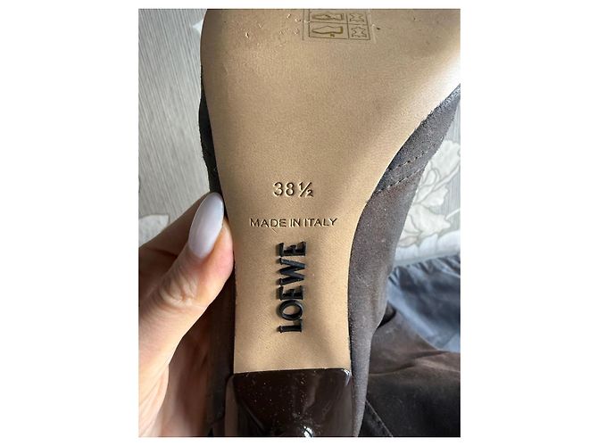 Loewe Toy Botines de ante marrón Castaño - vista 7