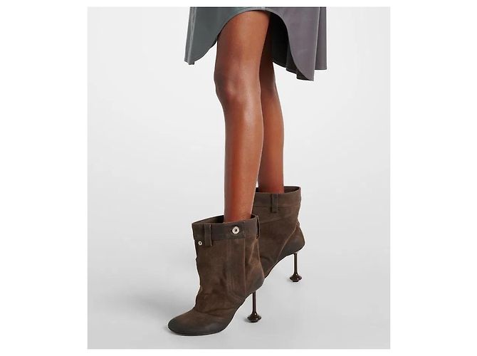 Loewe Toy Botines de ante marrón Castaño - vista 8