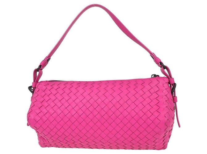 Bottega Veneta Pelle Intrecciato Rosa - vista 2