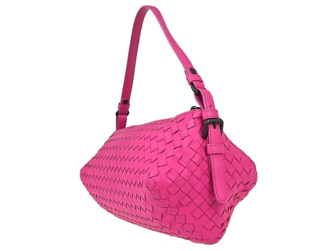 Bottega Veneta Pelle Intrecciato Rosa - vista 3
