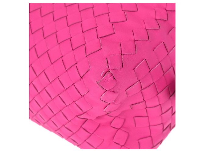 Bottega Veneta Pelle Intrecciato Rosa - vista 5