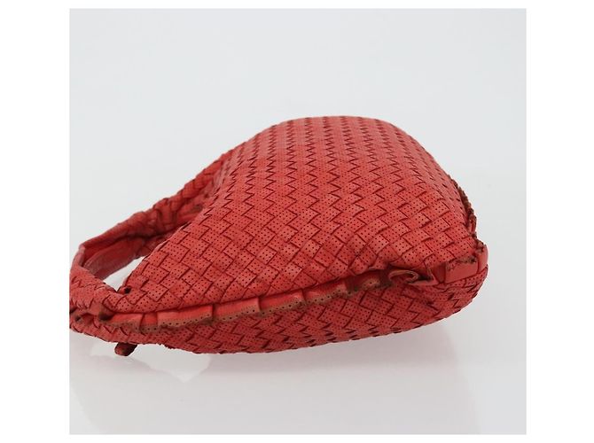Bottega Veneta Intrecciato Shoulder Leather Rosso - vista 5