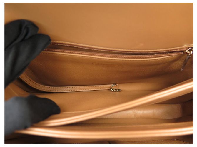 NUOVA BORSA CHANEL TRENDY CC IN PELLE MATELASSÉ CAMEL CON TRACCOLLA Cammello - vista 13