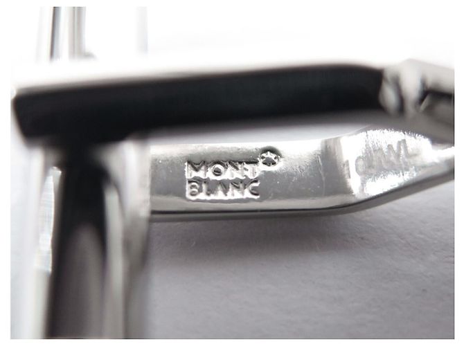 NEW MONTBLANC SARTORIAL 118600 STEEL LACQUER CUFFLINKS - view 5