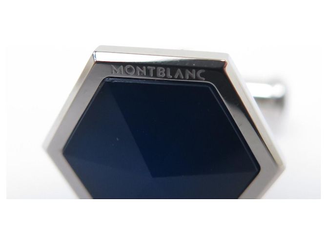 NEW MONTBLANC SARTORIAL 118600 STEEL LACQUER CUFFLINKS - view 7