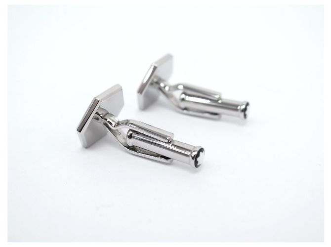 NEW MONTBLANC SARTORIAL 118600 STEEL LACQUER CUFFLINKS - view 9