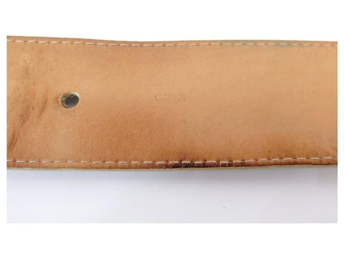 NEU LOUIS VUITTON LV INITIALS SCHNALLEN GÜRTEL M9609 T95 DAMIER AZUR Weiß - Ansicht 11
