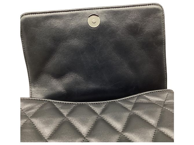 Borsa a tracolla Balenciaga Medium Touch B. in pelle trapuntata nera Nero - vista 11