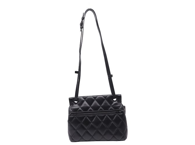 Borsa a tracolla Balenciaga Medium Touch B. in pelle trapuntata nera Nero - vista 4