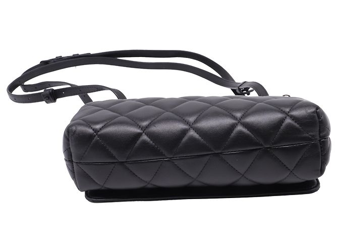 Borsa a tracolla Balenciaga Medium Touch B. in pelle trapuntata nera Nero - vista 5