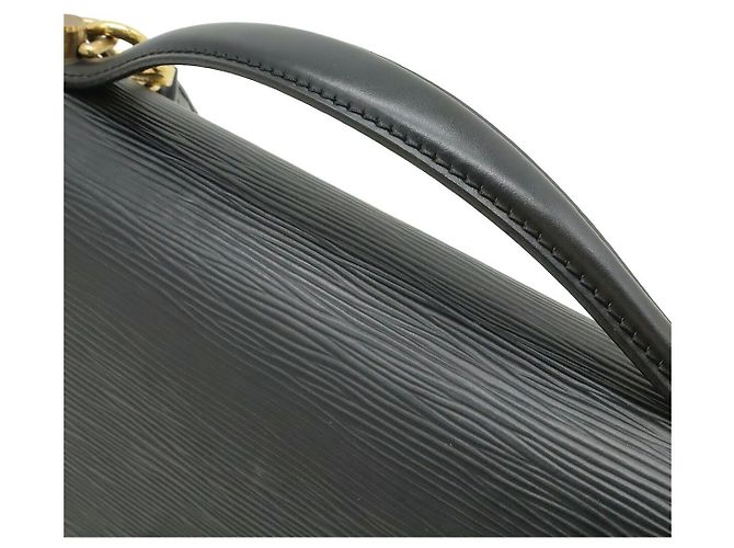 Borsa Louis Vuitton Epi Monceau Nero - vista 5