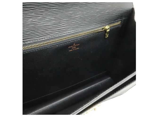 Borsa Louis Vuitton Epi Monceau Nero - vista 6