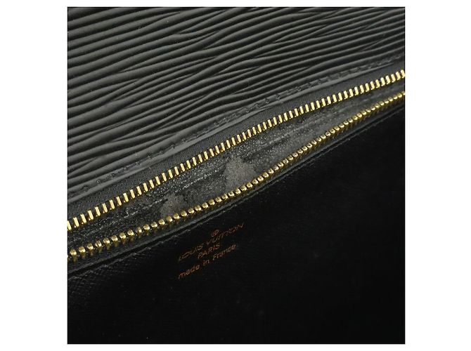 Borsa Louis Vuitton Epi Monceau Nero - vista 7