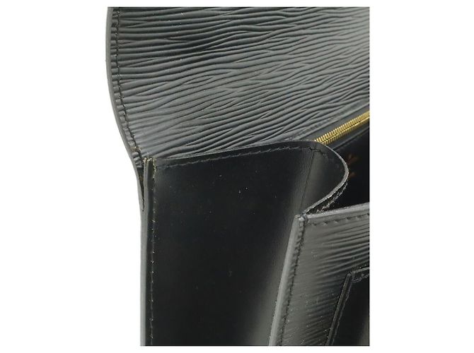 Borsa Louis Vuitton Epi Monceau Nero - vista 8