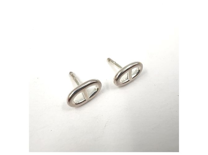 Chaîne d'ancre Hermès Pendientes Hermes Silver Chaine d'Ancre - vista 6