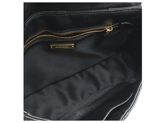Borsa a tracolla biker in pelle nappa Miu Miu Nero - vista 6