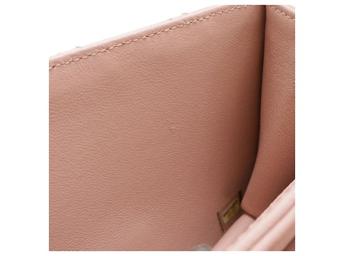 Chanel Leather Beauty Lock Matelasse Flap Tasche Pink - Ansicht 8
