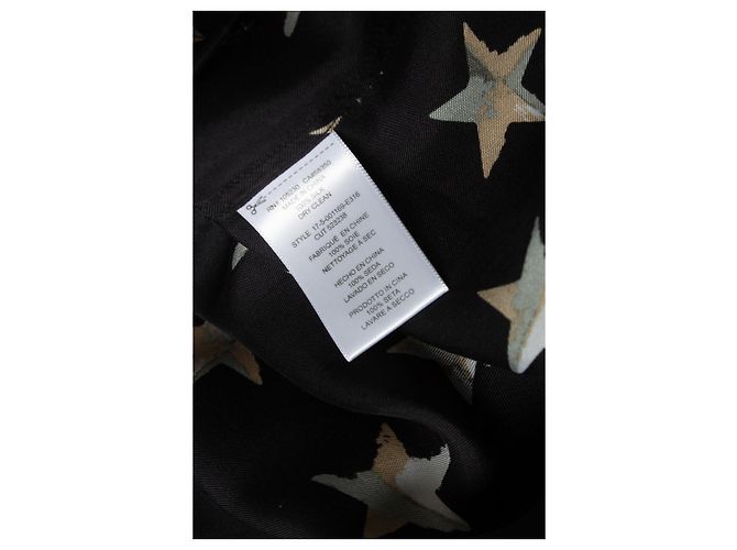 Equipment, Blusenkleid mit Sternenprint Schwarz - Ansicht 5